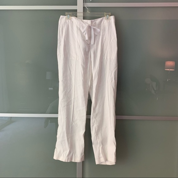 Nordstrom Pants - White Linen Pants